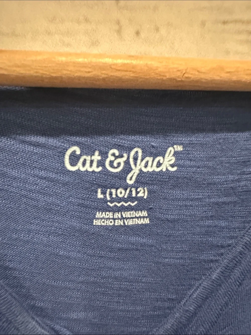 Cat & Jack Navy Blue Short Sleeve Gathered Waist Dress